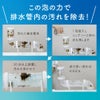 排水口洗浄剤 泡ラク 4包入