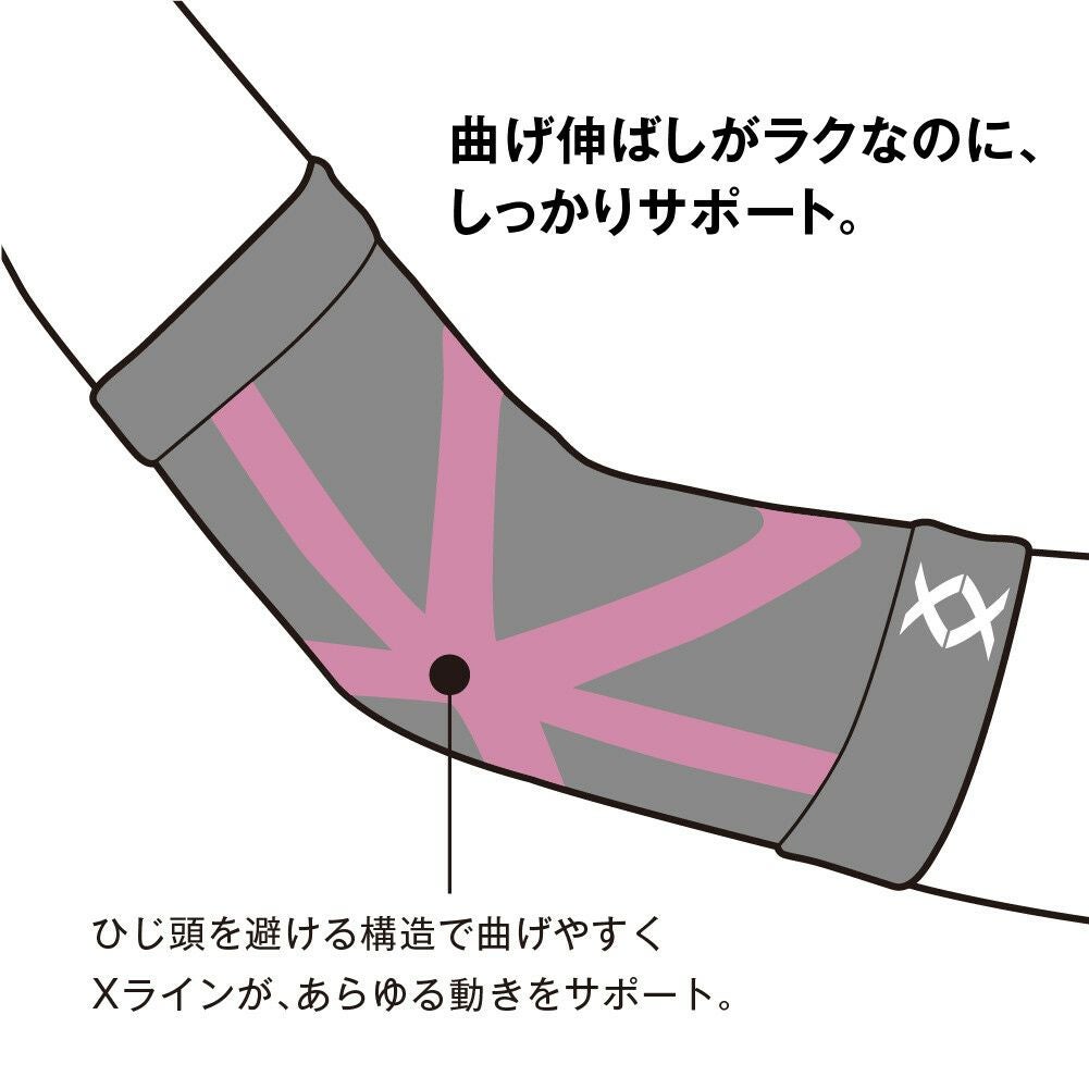  エイドクロスサポーター ひじ用 日本製