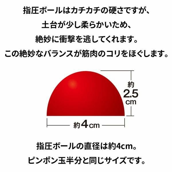 ガチホグシ (ツボ押し マッサージ 指圧 足つぼ 背中 首 腰 コリ)