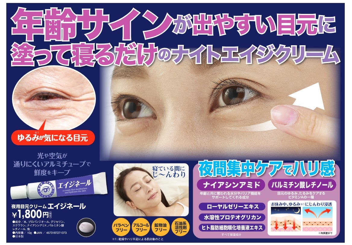 夜用目元クリーム　エイジネール