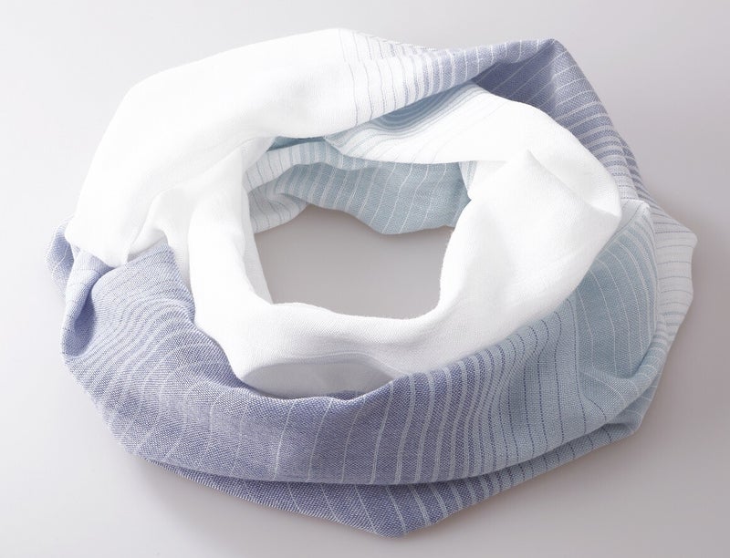 綿100%ふんわりガーゼのお洒落スヌード　【日本製】